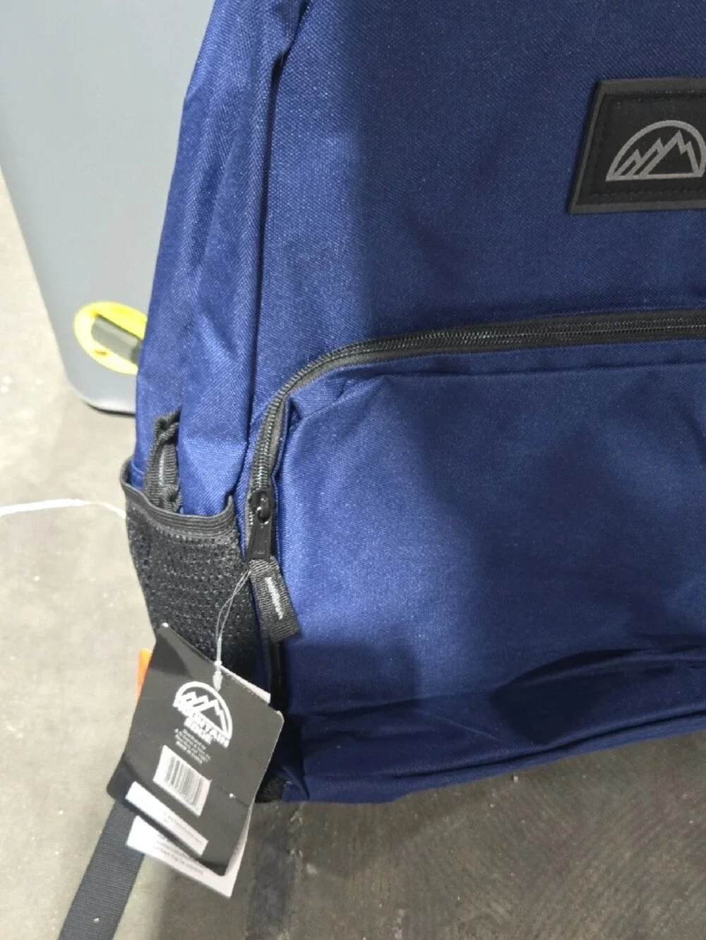 Mountain Logo Navy Backpack - Casual Daypack Collegiate Nwt